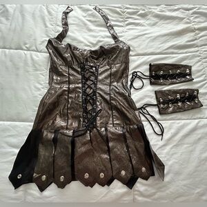 Women’s Gladiator Costume Sz. L
